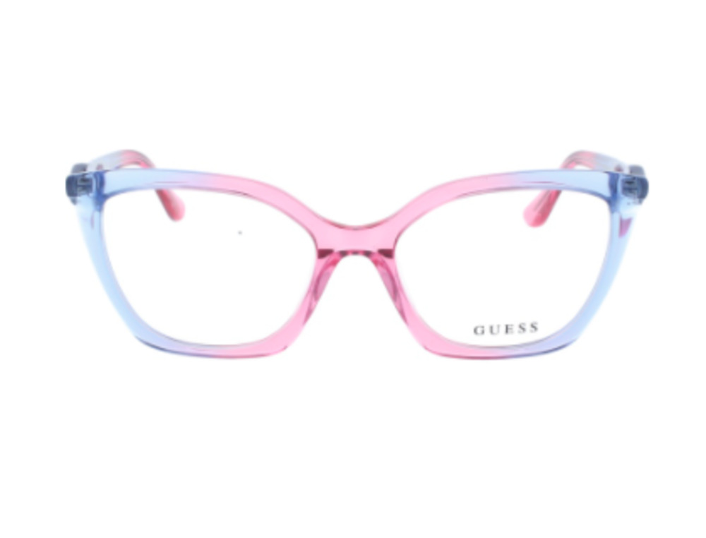 Guess Women's GU2965 092 Cat Eye Plastic Eyeglasses Frame sz 55-18-140